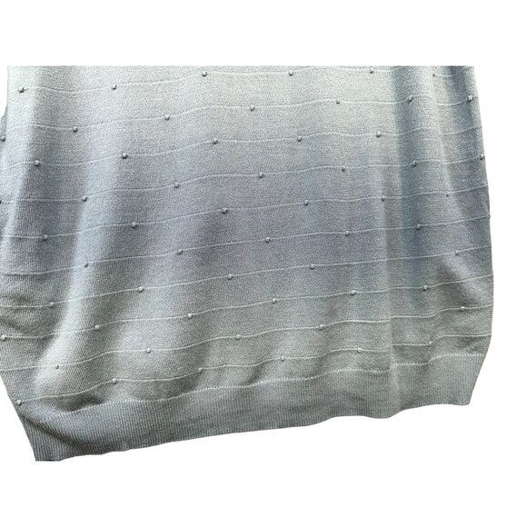 Vero Moda Womens Knit Blouse Pullover Size Large Light Blue Viscose Blend - Picture 12 of 14